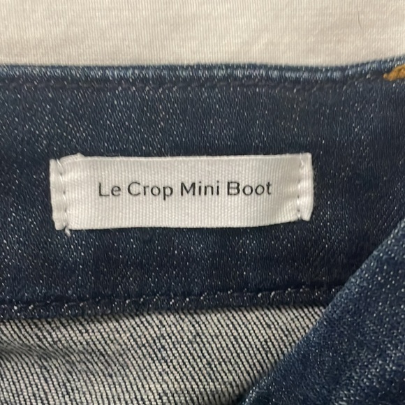 COPY - Frame Le Crop Mini Boot Cut Jeans in Filbert - Picture 6 of 10